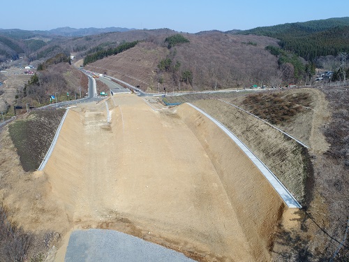 平成30年2月竣工　田の沢地区道路改良工事;