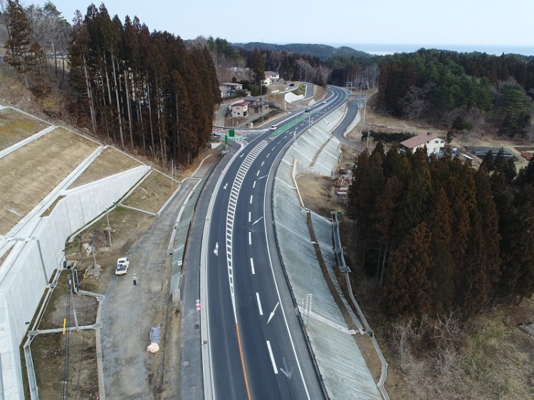 令和３年２月竣工　有家地区道路改良工事;